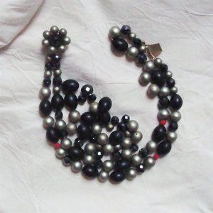 VTG Beaded Statement Necklace